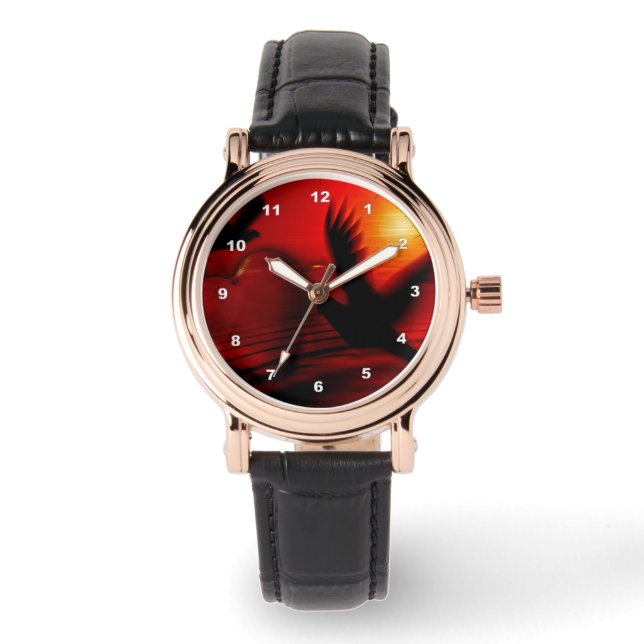 Harten en duiven horloge (Voorkant)