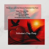 Harten en duiven kaart (Voorkant / Achterkant)