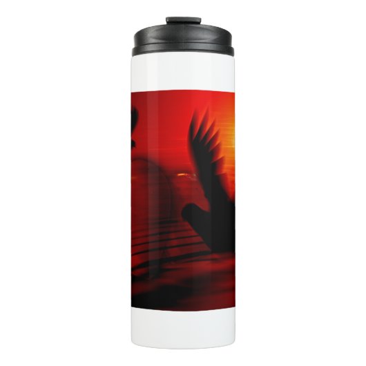 Harten en duiven thermosbeker (Voorkant)