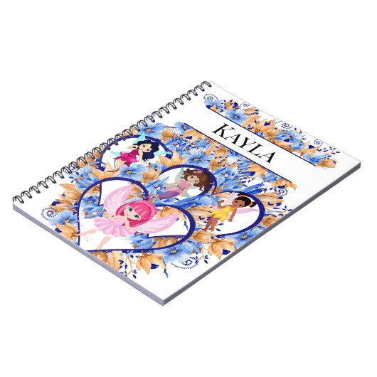 Harten en feeën notitieboek (Linkerzijde)