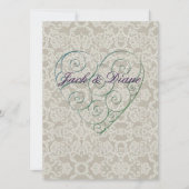 Harten en gezicht save the date (Voorkant)