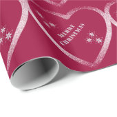 Harten en glitter cadeaupapier (Rol Hoek)