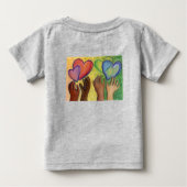 Harten en handen liefdesdiversiteit Kunst aangepas (Achterkant)