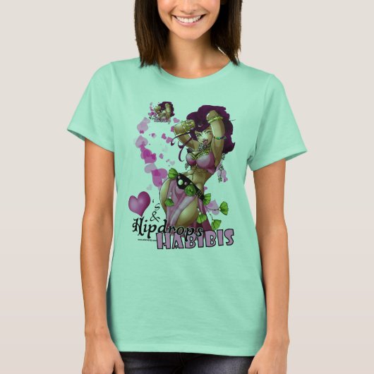 Harten en hipdrops t-shirt (Voorkant)