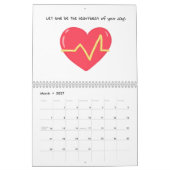 Harten en inspiratiezinnen kalender (Mar 2027)