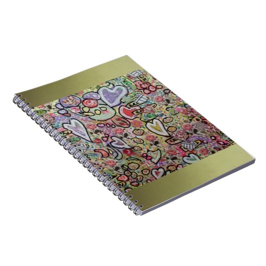 Harten en krabbels notitieboek (Rechterzijde)
