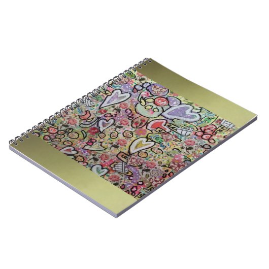 Harten en krabbels notitieboek (Linkerzijde)