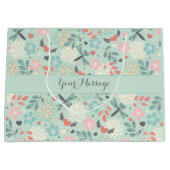 Harten en libellen  flora groot cadeauzakje (Voorkant)