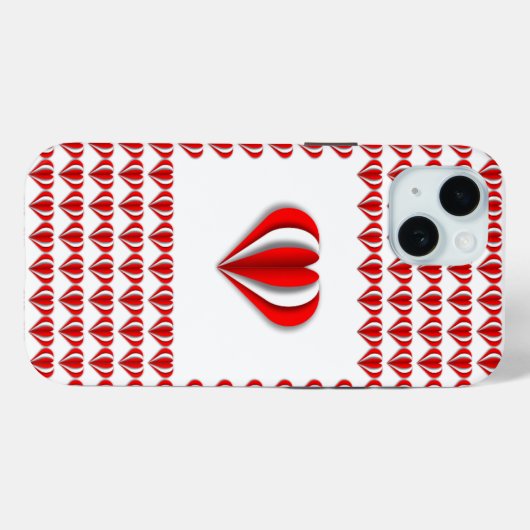 Harten en liefde Case-Mate iPhone case (Achterkant (horizontaal))