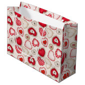 Harten en Liefde  Groot Cadeauzakje (Voorkant Gekanteld)