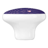 Harten- en liefdeskeramische knop (Zijkant)