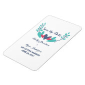 Harten en lijnen opslaan Datum Flexi Magnet Magneet (Linkerzijde)