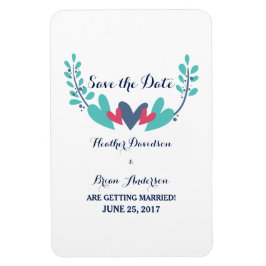 Harten en lijnen opslaan Datum Flexi Magnet Magneet