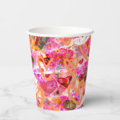 Harten en lippen papieren bekers (Achterkant)