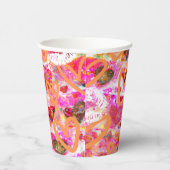 Harten en lippen papieren bekers (Rechts)