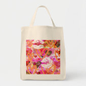 Harten en lippen tote bag (Voorkant)