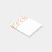 Harten en Muffins heerlijk Waterverf Patroon Post-it® Notes (Schuin)