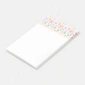 Harten en Muffins heerlijk Waterverf Patroon Post-it® Notes (Schuin)