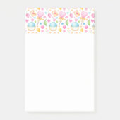 Harten en Muffins heerlijk Waterverf Patroon Post-it® Notes (Voorkant)