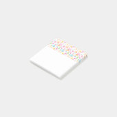 Harten en Muffins heerlijk Waterverf Patroon Post-it® Notes (Schuin)