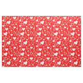 Harten en Muzieknoten Stof (Fat Quarter)