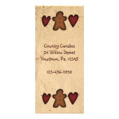 Harten en ontbijtkoek Kaart (Voorkant)