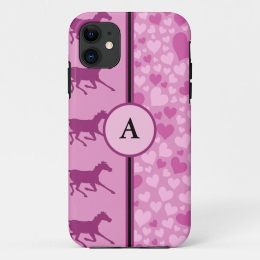 harten en paarden Case-Mate iPhone case (Achterkant)