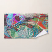 Harten en Paisley Bad Handdoek (Handdoek)