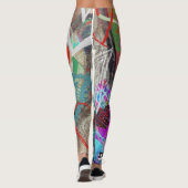 Harten en Paisley Leggings (Achterkant)