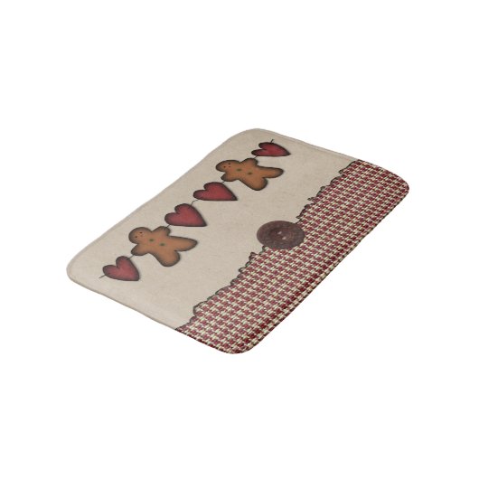 Harten en peperkoek Man Bath Mat (Gekanteld)