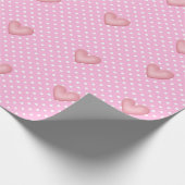 Harten en poka Dots Cadeaupapier (Hoek)