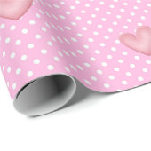 Harten en poka Dots Cadeaupapier (Rol Hoek)