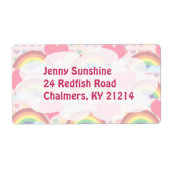 Harten en Rainbows Labels (Voorkant)