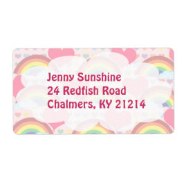 Harten en Rainbows Labels