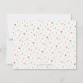 Harten- en regenbakkerij - Plum Notitiekaartje (Achterkant)