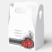 Harten en rollen bedankdoosjes (Geopend)