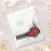 Harten en rollen bedankzakje (Geknipt)