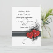 Harten en rollen kaart (Staand voorkant)