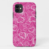 Harten en Rozen Case-Mate iPhone Case (Achterkant)