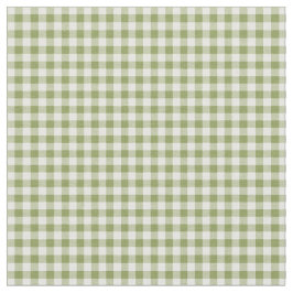 Harten en Rozen Groen controleren Gingham Fabric Stof