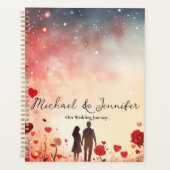 Harten en Rozen Huwelijksplanner Planner (Voorkant)