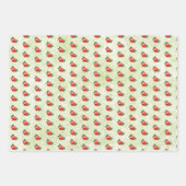 Harten en Rozen Inpakpapier Platte vellen (Voorkant 2)