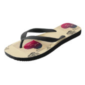 Harten en Rozen Paar Slippers Teenslippers (Schuin)