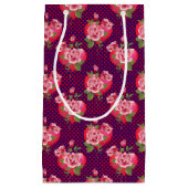 Harten en Rozen | Paarse Valentijnsdag ontdaan van Klein Cadeauzakje (Voorkant)