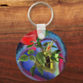 Harten en Rozen Sleutelhanger (Voorkant)