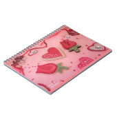 Harten en Rozen Suikerkoekjes Notitieboek (Linkerzijde)