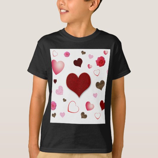 Harten en Rozen T-shirt (Voorkant)