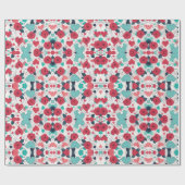 Harten en Rozen Valentijnsdag inpakpapier (Vlak)