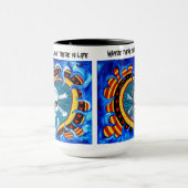 Harten en schedels mok (Midden)