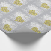 Harten en spoken van romance cadeaupapier (Hoek)